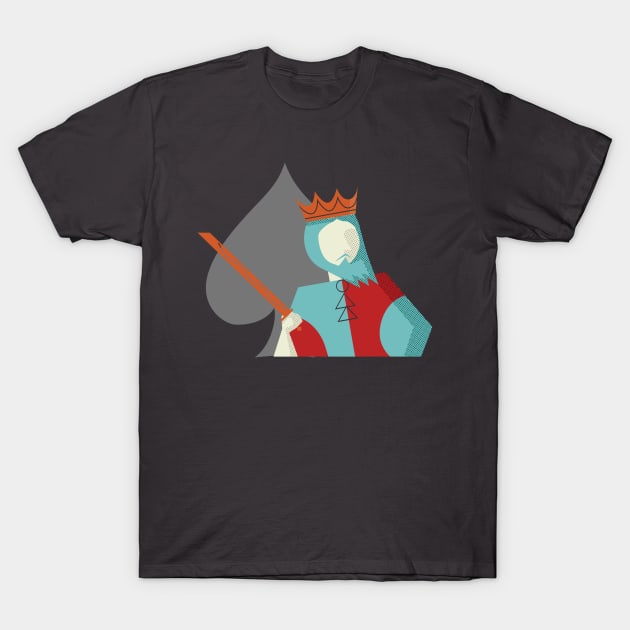 King of Spades T-Shirt by Shapetrix